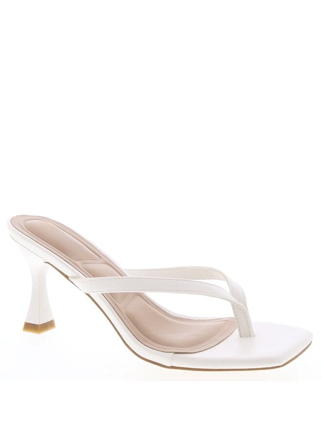 Rossie-56 Dressy Heel - White Pu