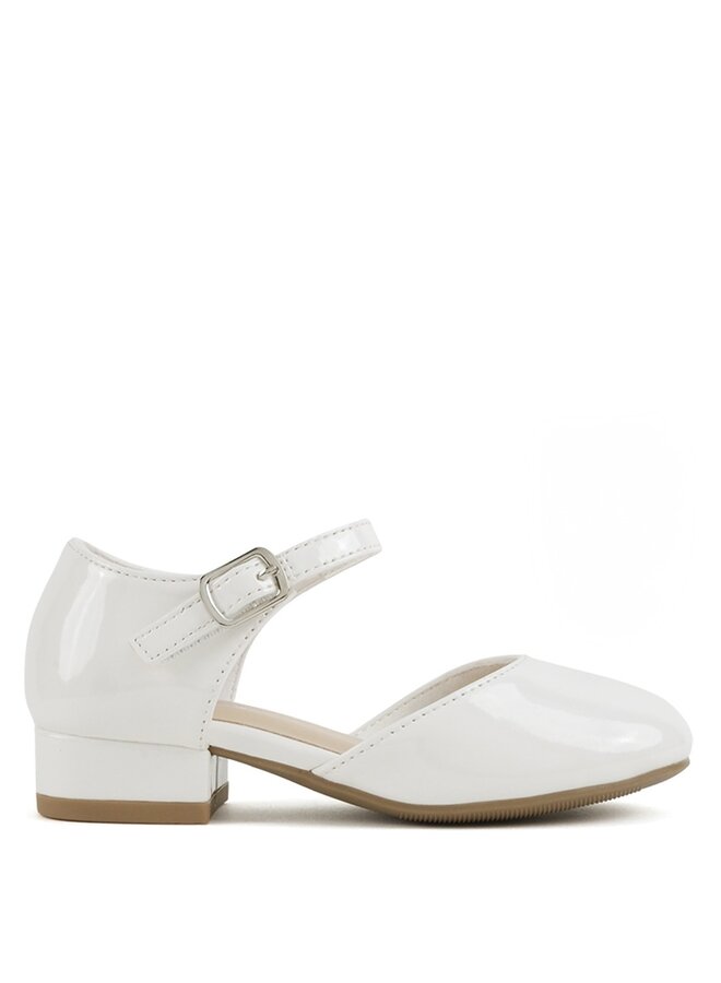 Mio Baby Heels - White Patent