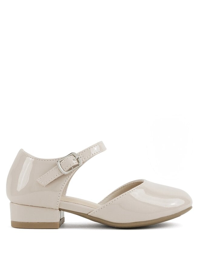 Mio Baby Heels - Beige Patent