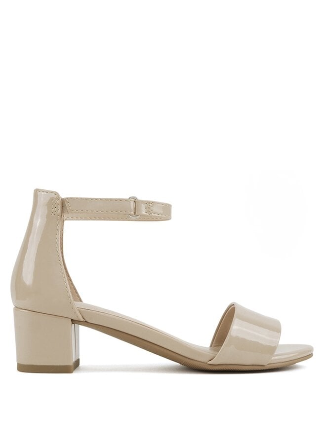 Kick Kids Heels - Beige Patent