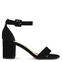 Cake Casual Heels - Black Pu