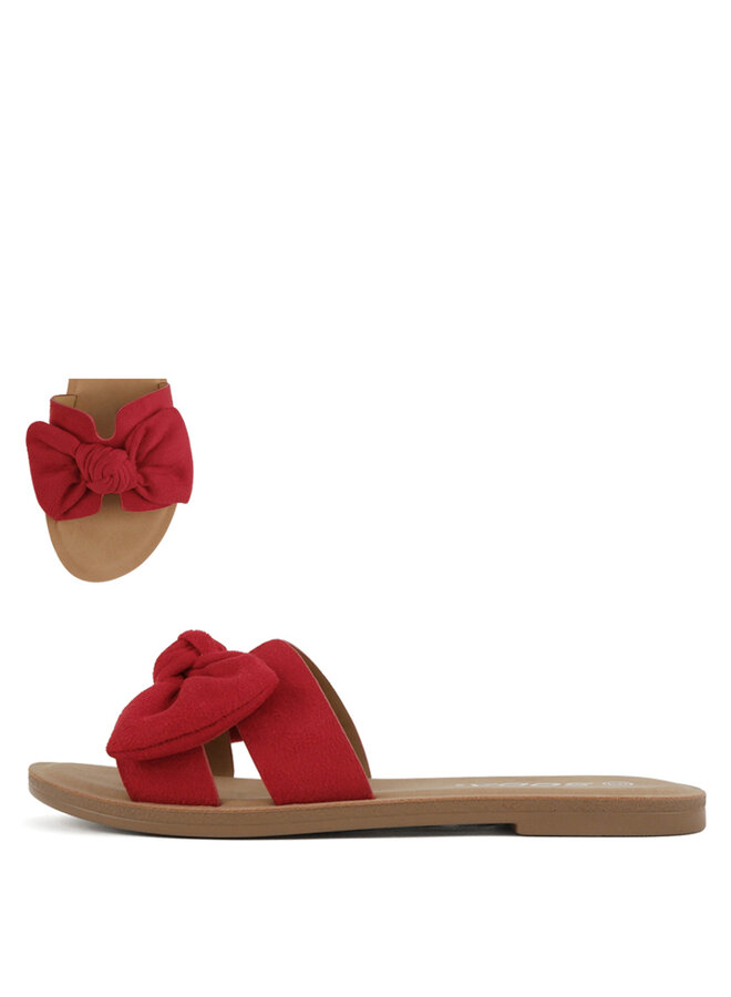 Road Flat Sandals - Lipstick