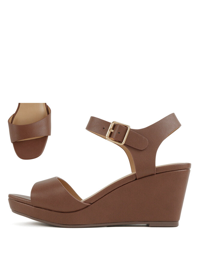 Kate Casual Sandals - Light Brown