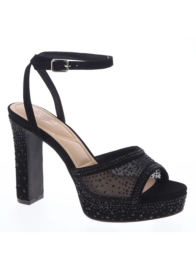 Gobi-1 Dressy Heel - Black Nubuck