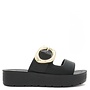 Shance-2 Comfy Sandals - Black Pu