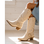 Jubilee-35 Cowboy Boot - Ivory Pu