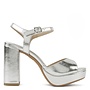 Steven Casual Heels - Silver Metallic