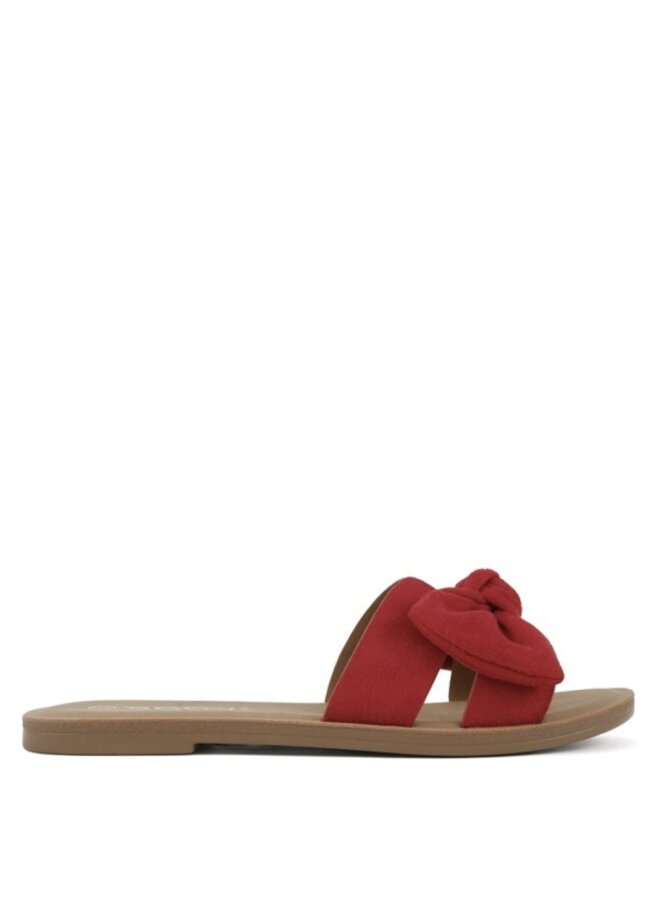 Road Flat Sandals - Lipstick