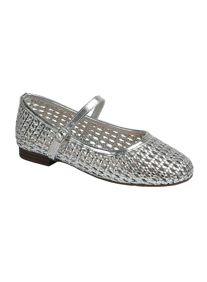 Concinnity-9 Casual Flats - Silver