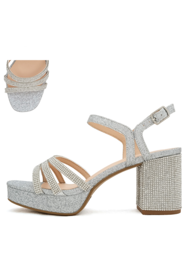 Icarus Casual Heels - Silver