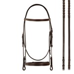 Bobby's Tack Plain Raised with Gold Stitch Bridle