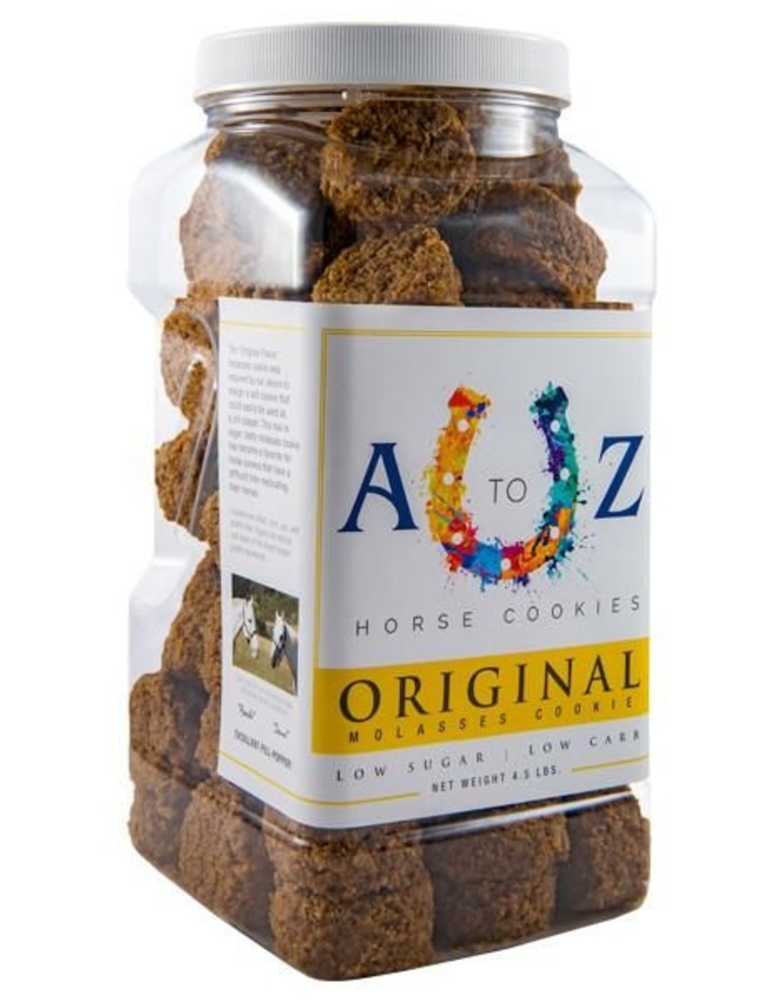 A TO Z A TO Z Horse Cookies - Original Molasses Flavor - 4.5lb Jar
