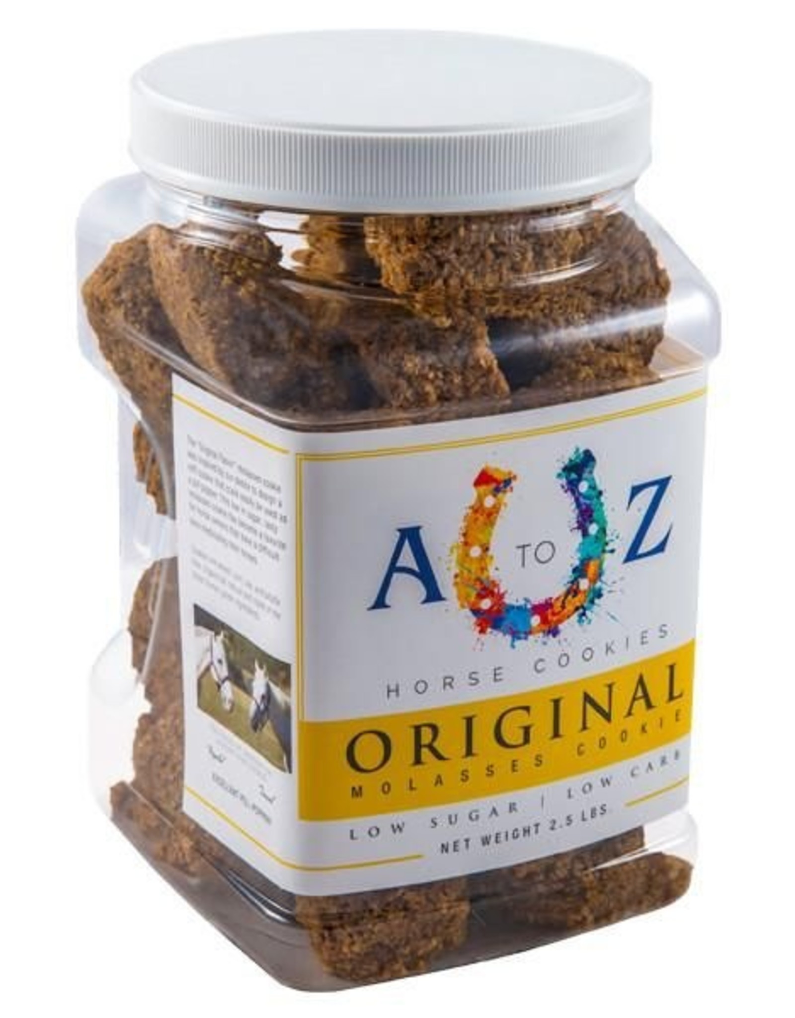 A TO Z A TO Z Horse Cookies - Original Molasses Flavor - 2.5lb Jar