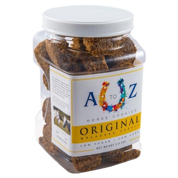 A TO Z Horse Cookies Original Molasses Flavor 2.5lb Jar Calabasas