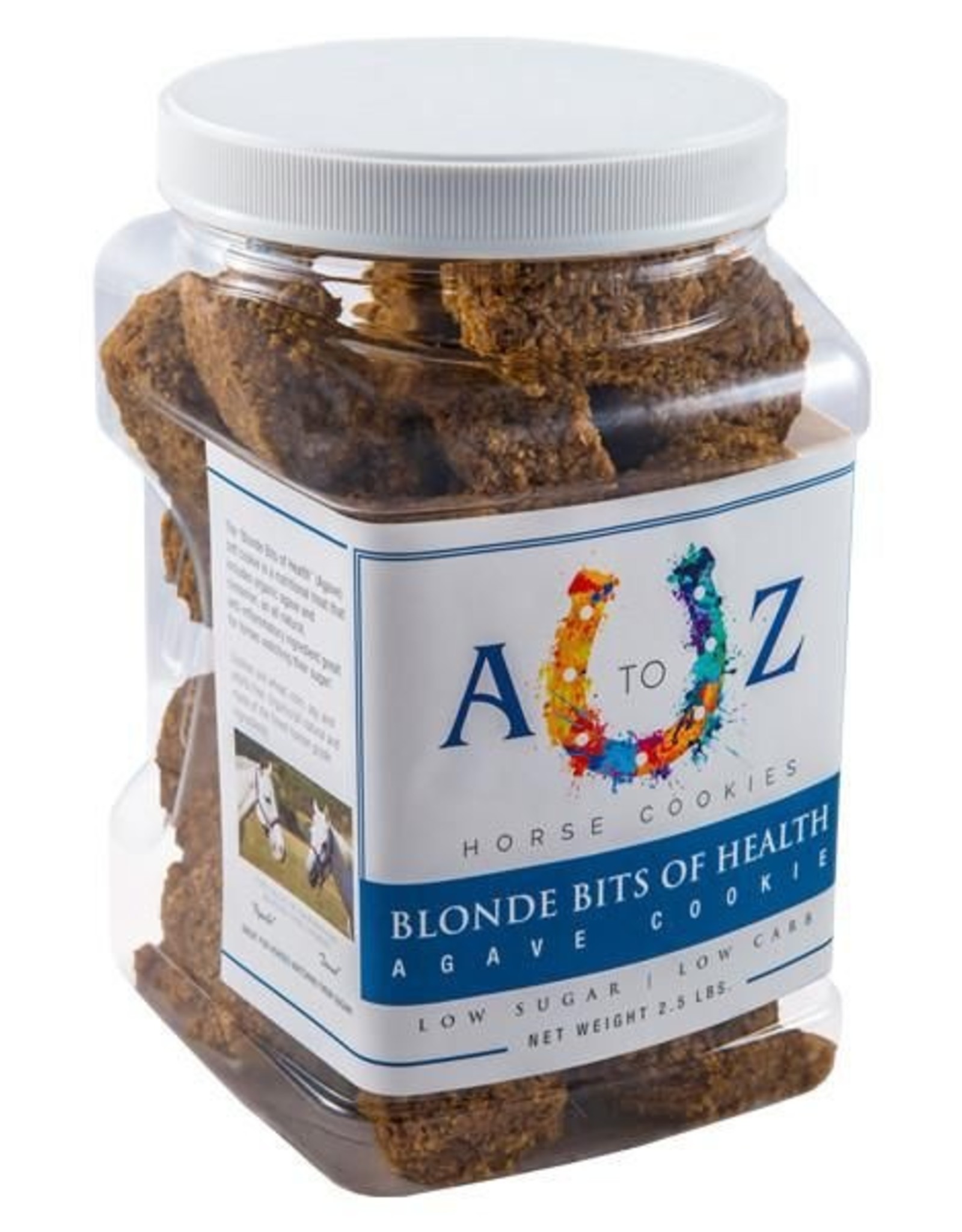 A TO Z A TO Z Horse Cookies - Blonde Bits of Health - 2.5lb Jar