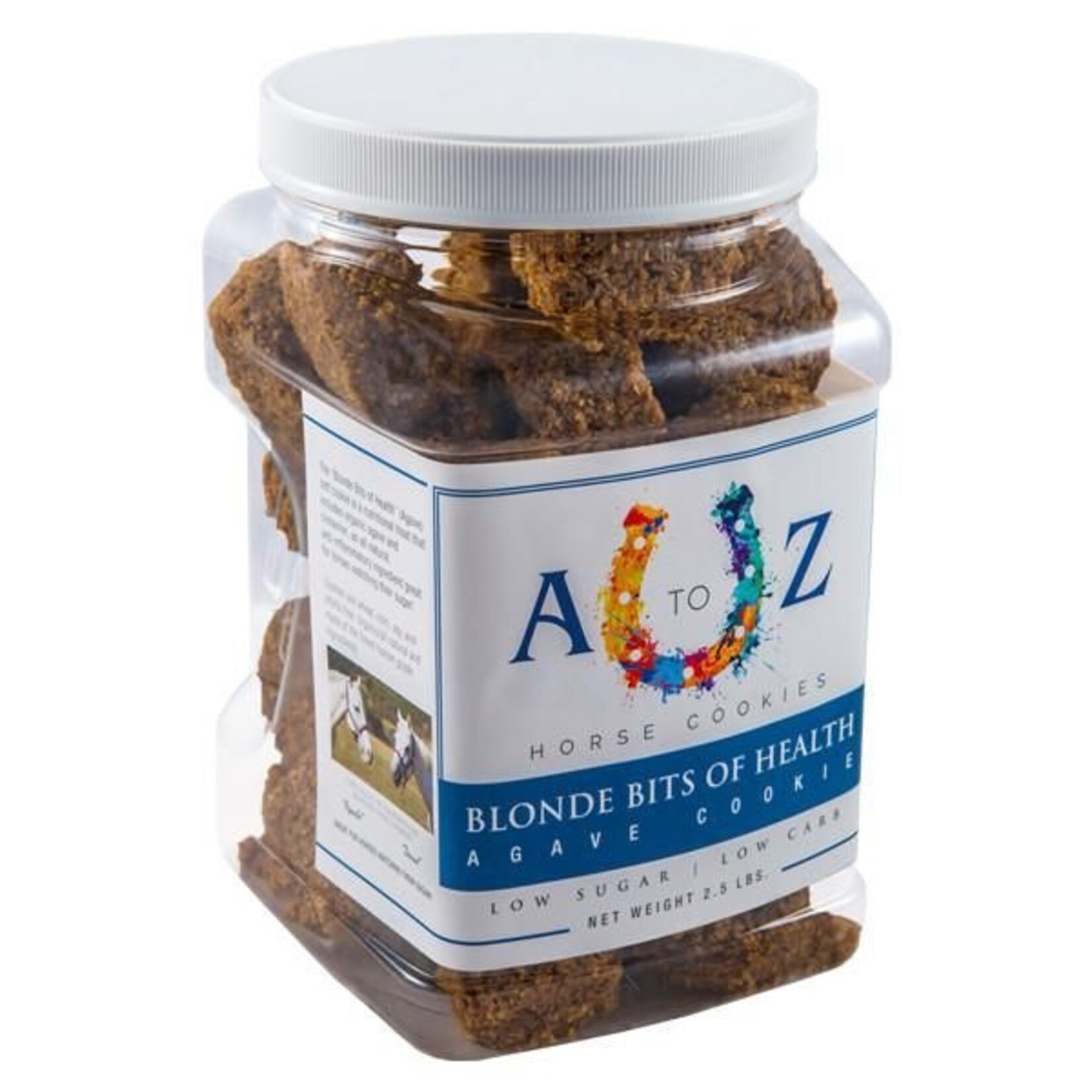 A TO Z A TO Z Horse Cookies - Blonde Bits of Health - 2.5lb Jar