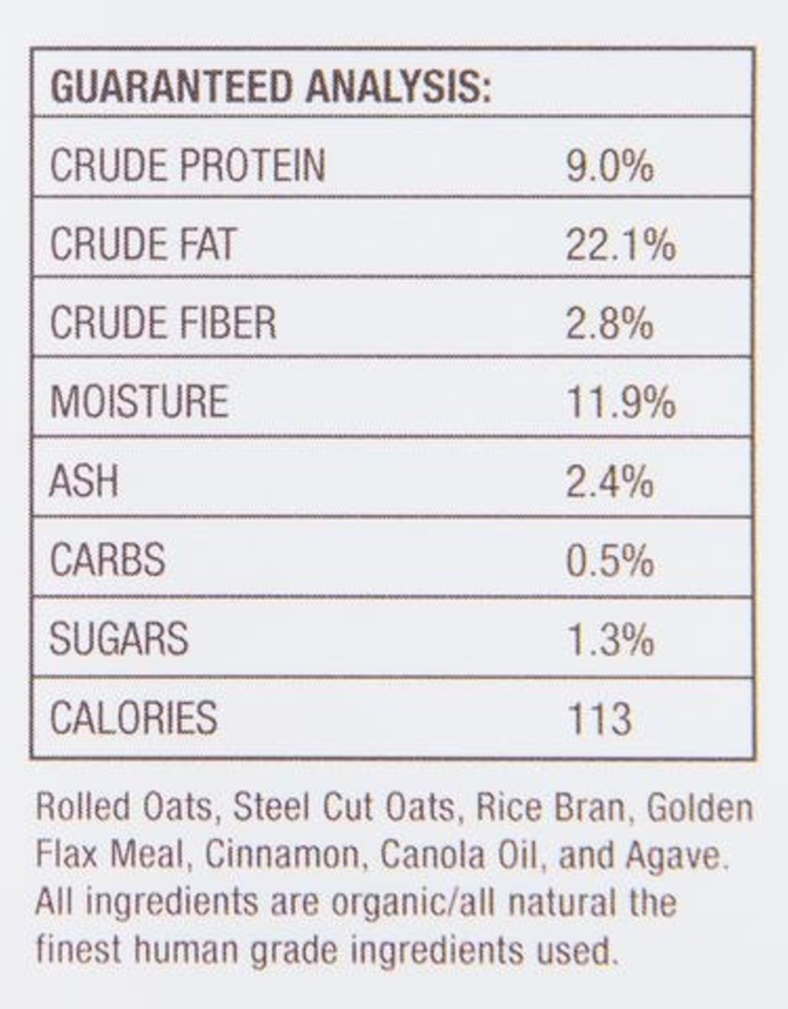 A TO Z A TO Z Horse Cookies - Blonde Bits of Health - 4.5lb Jar