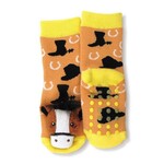 G.T. Reid Infant Socks with Rattle