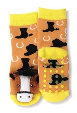 G.T. Reid Infant Socks with Rattle