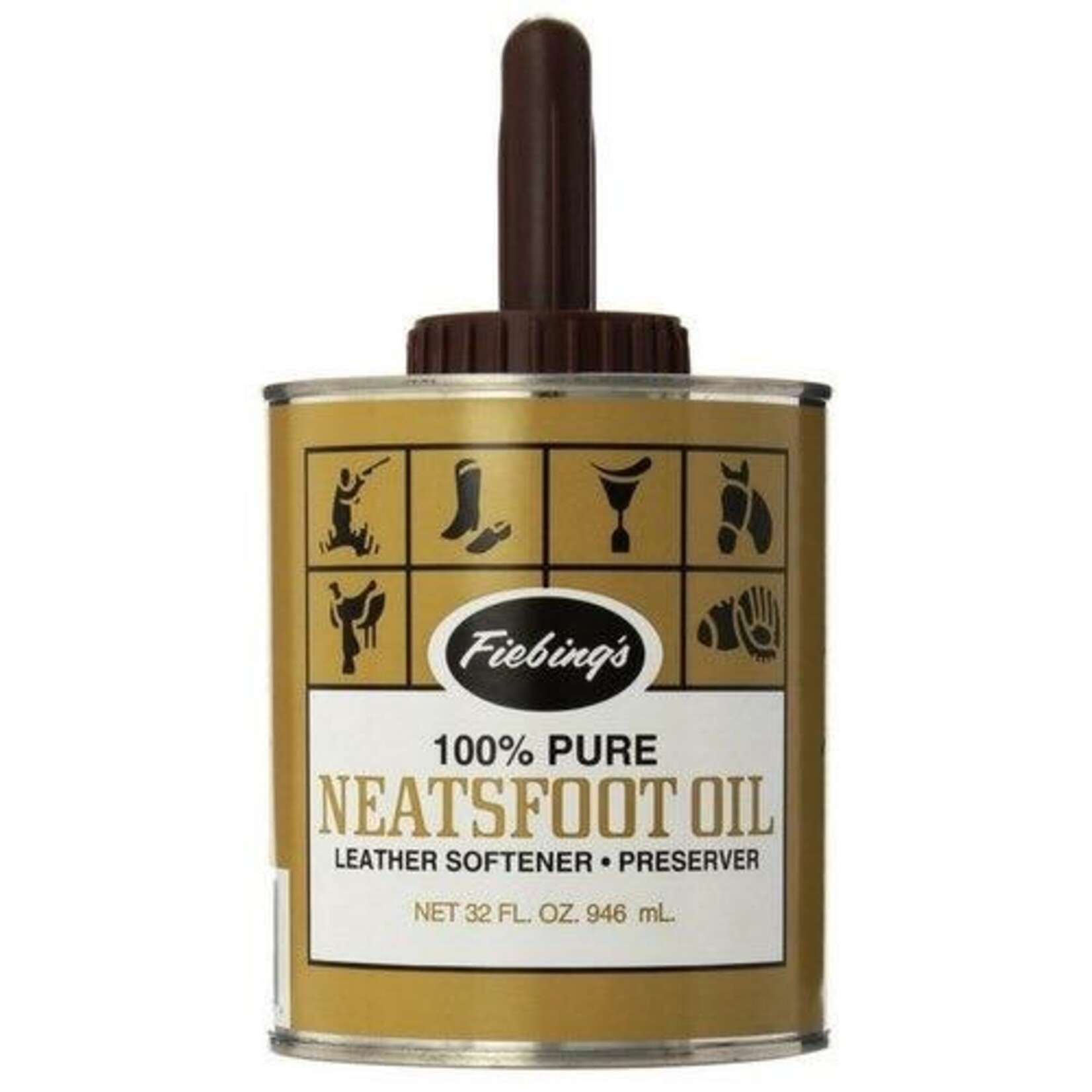 Fiebing's Pure Neatsfoot Oil w/Applicator - 32oz