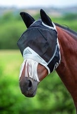 Shires Fine Mesh Fly Mask with Nose Fringe & Ears