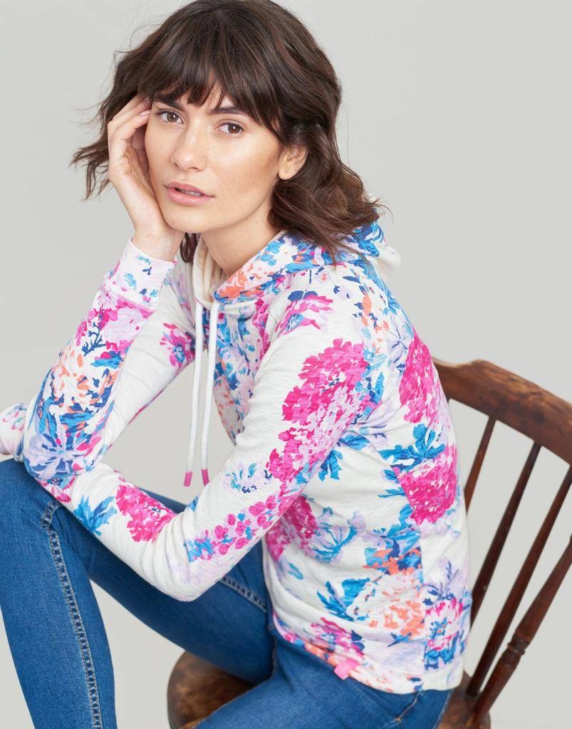 Joules Marlston Print Hooded Sweatshirt 