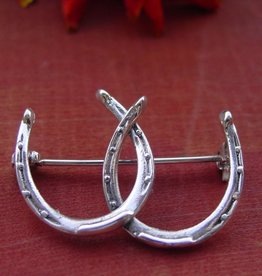 Double Horseshoe Stock Pin