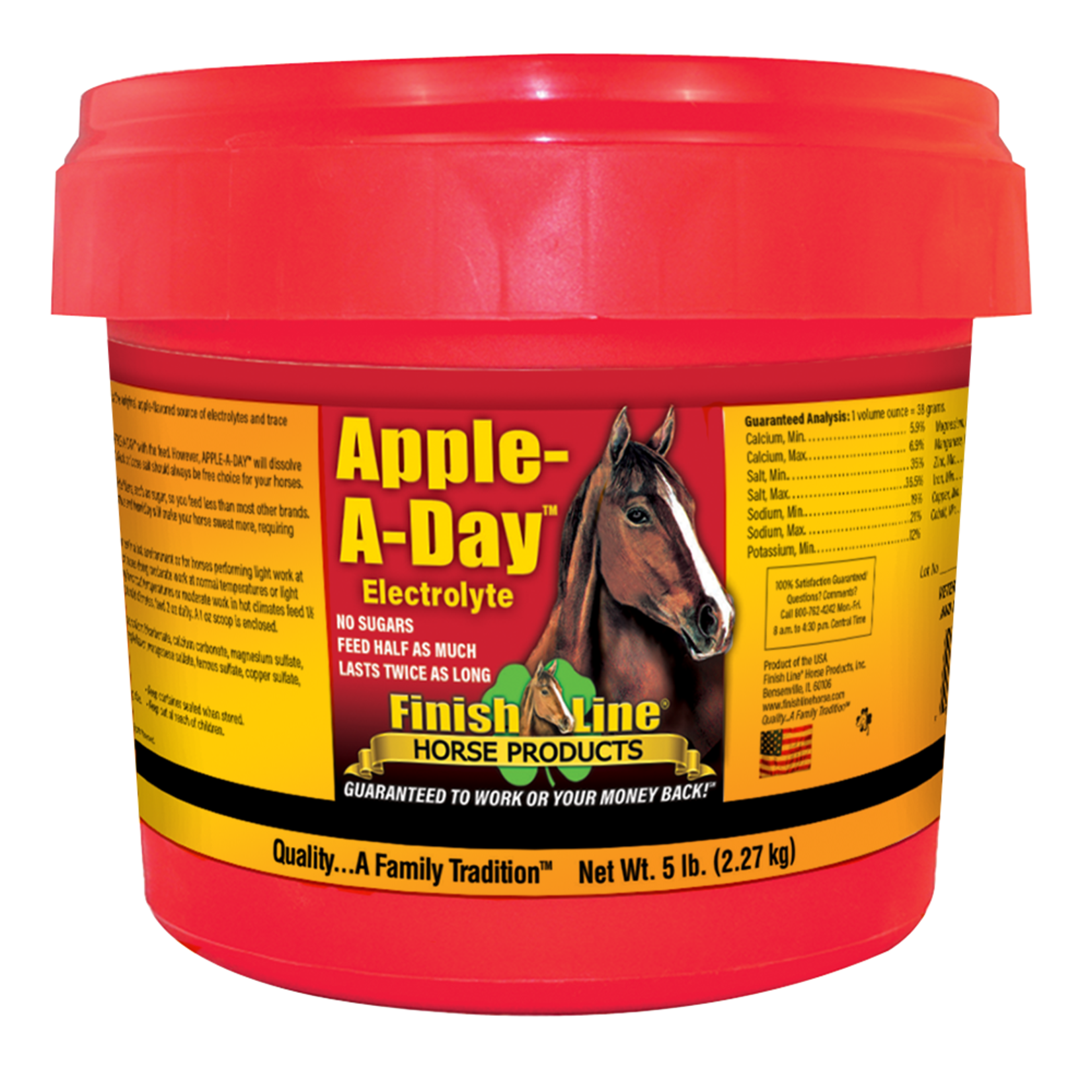 Finish Line Finish Line Apple-A-Day Electrolyte - 5lb