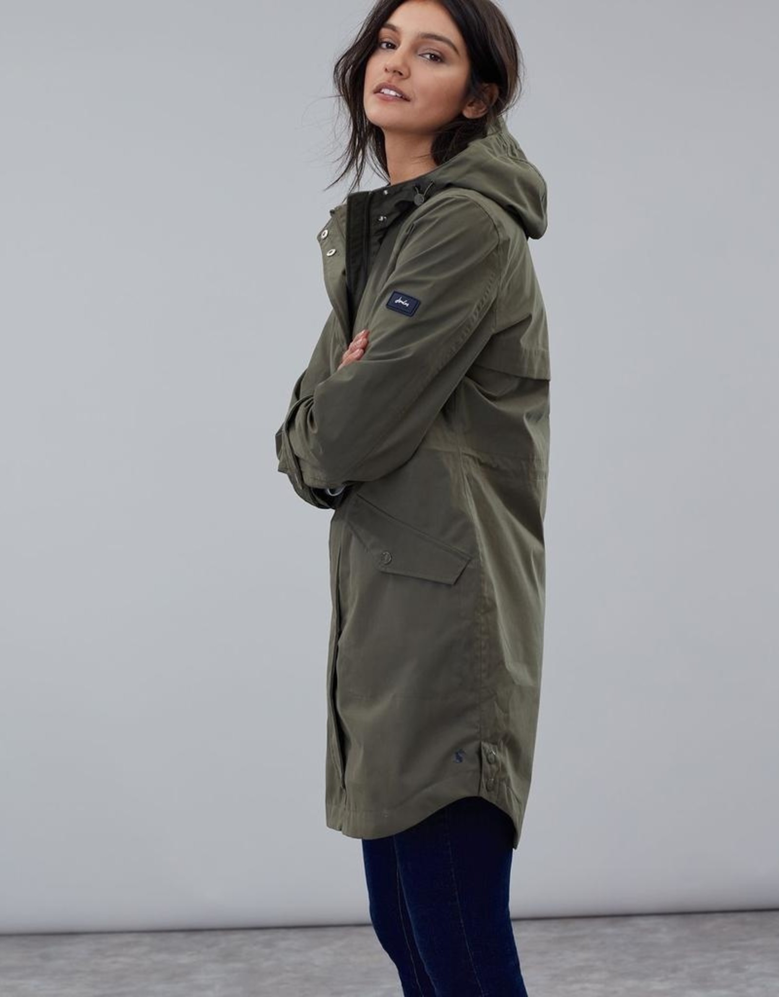 Joules Womens Loxley Waterproof Longline Coat Jacket