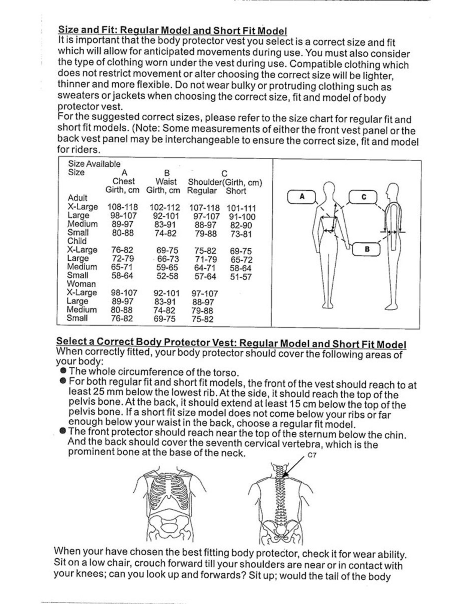 Supraflex Supra-Flex Child's Protective Vest