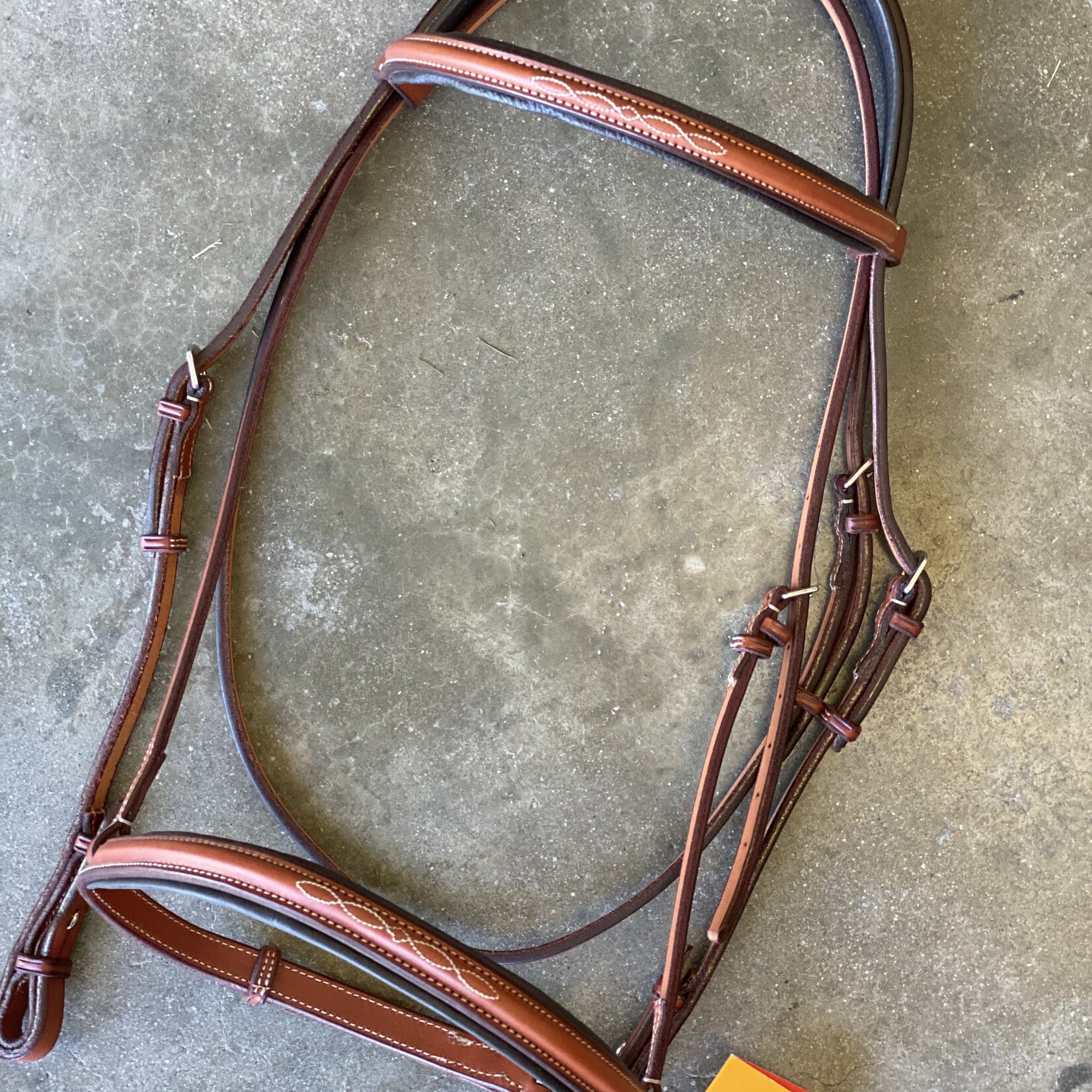 Edgewood Padded Fancy Stitched 3/4" Headstall