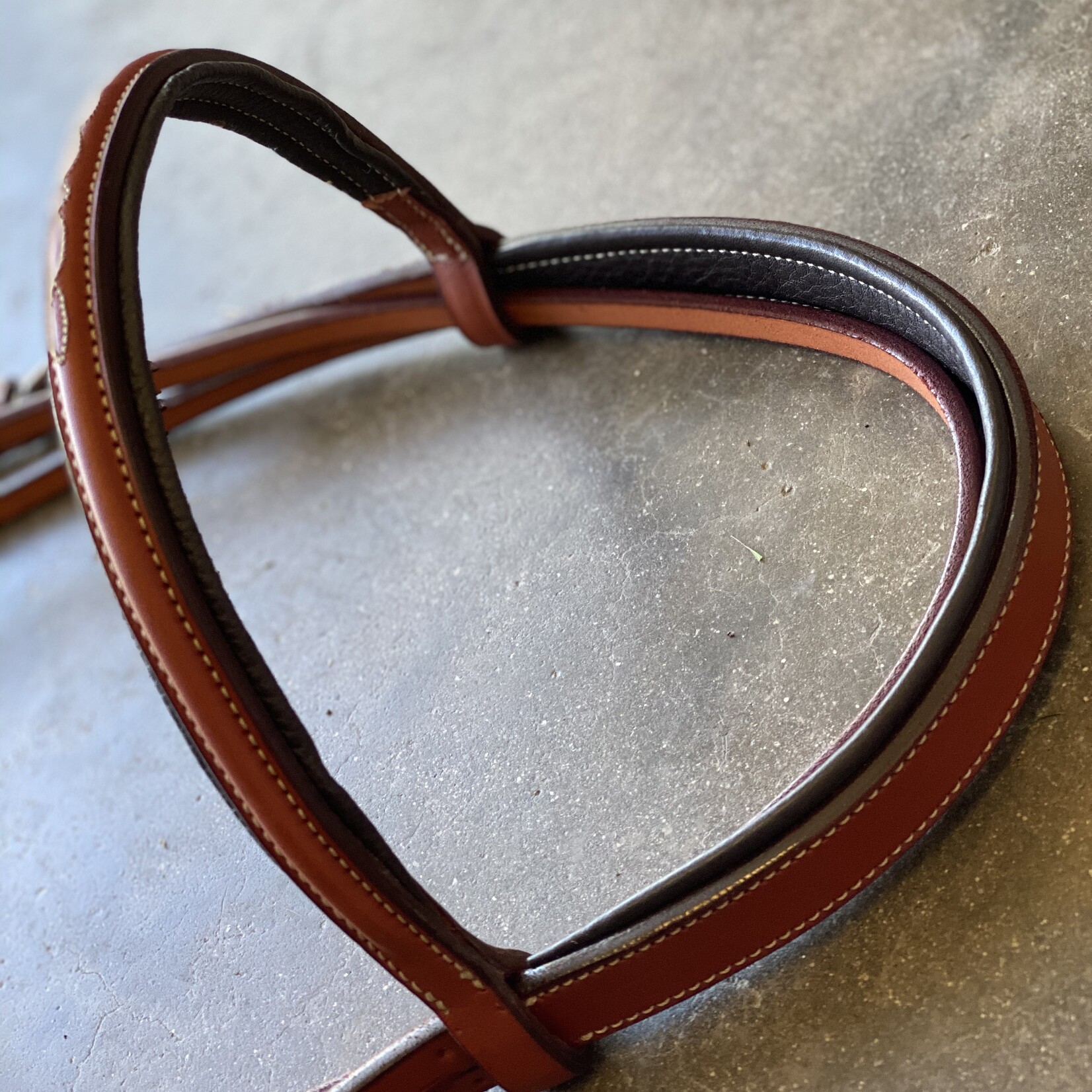 Edgewood Padded Fancy Stitched 5/8" Headstall