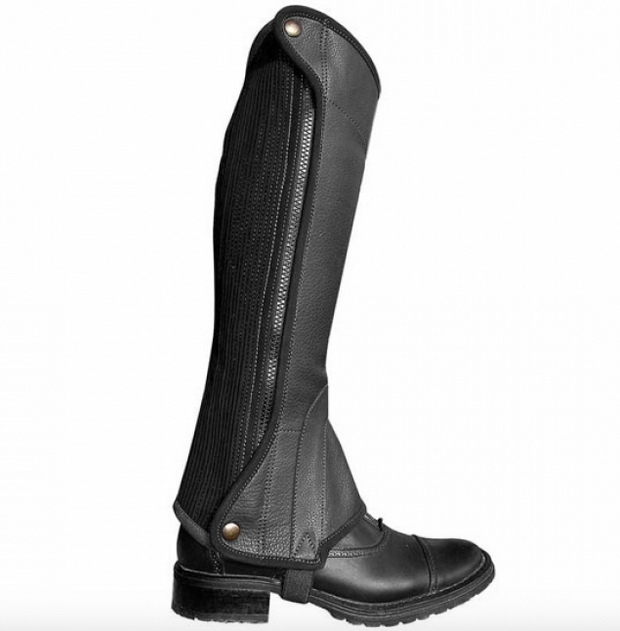 Premium Leather Half Chaps, crafted from high-quality leather with a r – Hoof & Haute