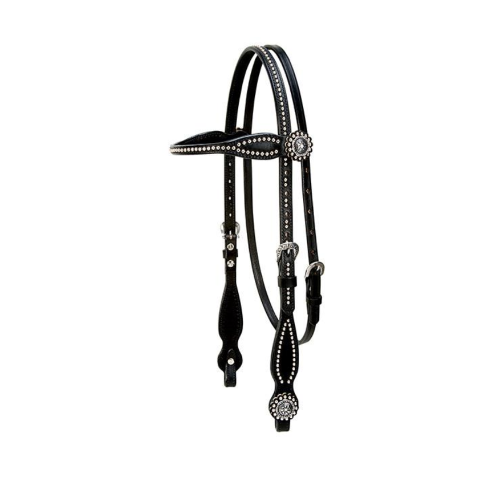 Weaver Back in Black Headstall