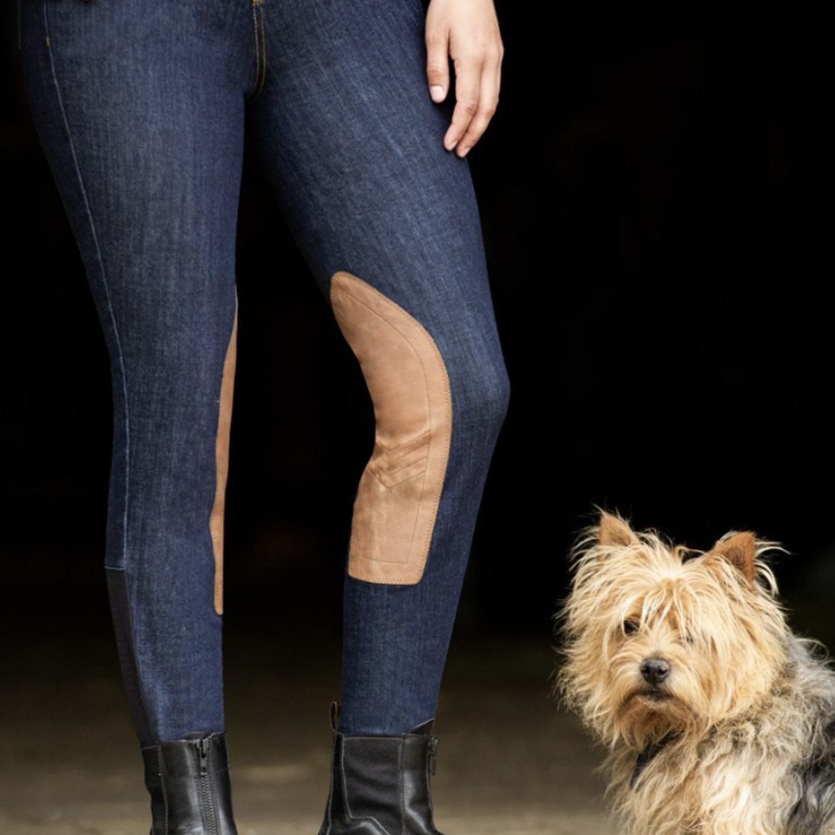 Kerrits Ladies' Denim Knee Patch Breech