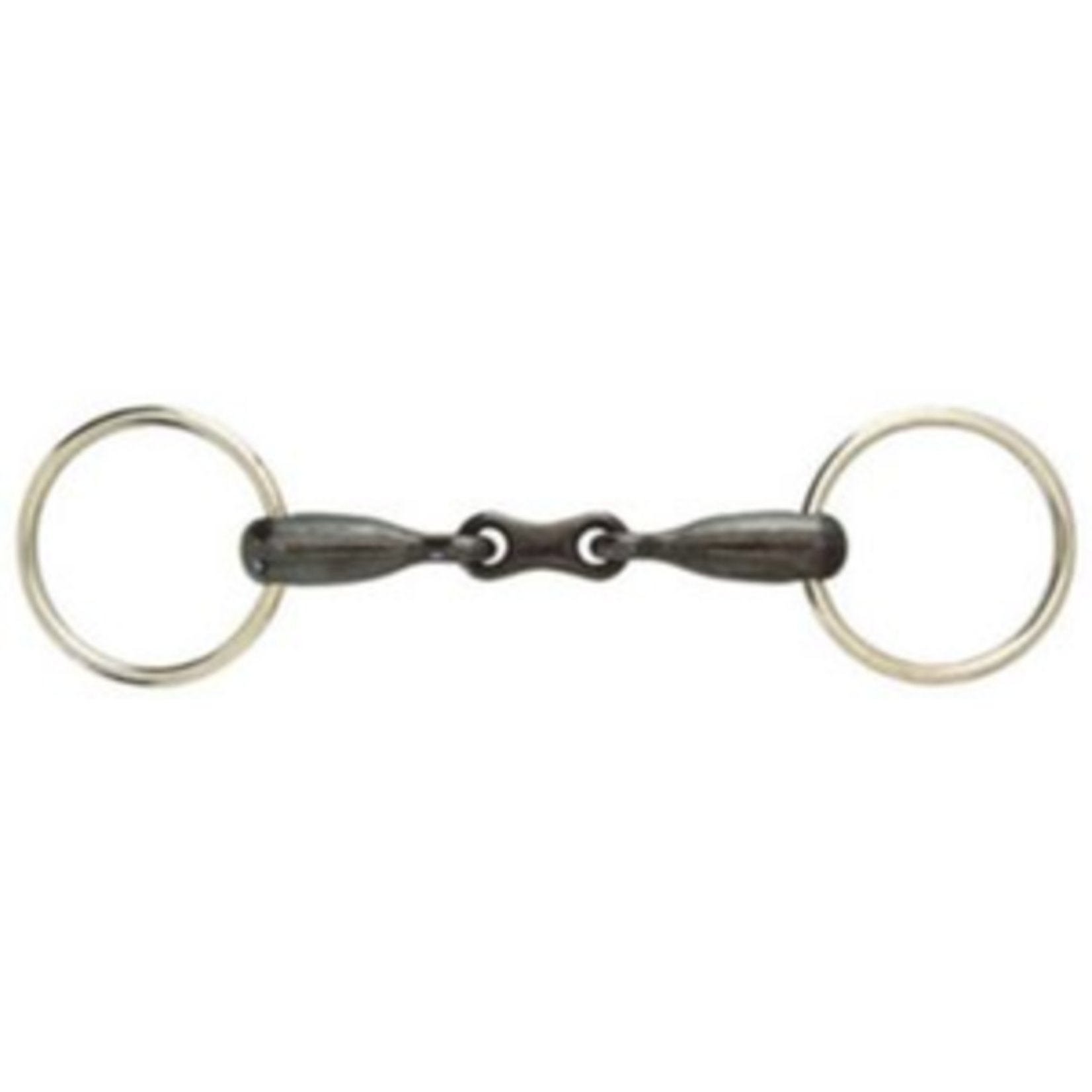 Korsteel Korsteel Sweet Iron Double Jointed with French Link Loose Ring Bit