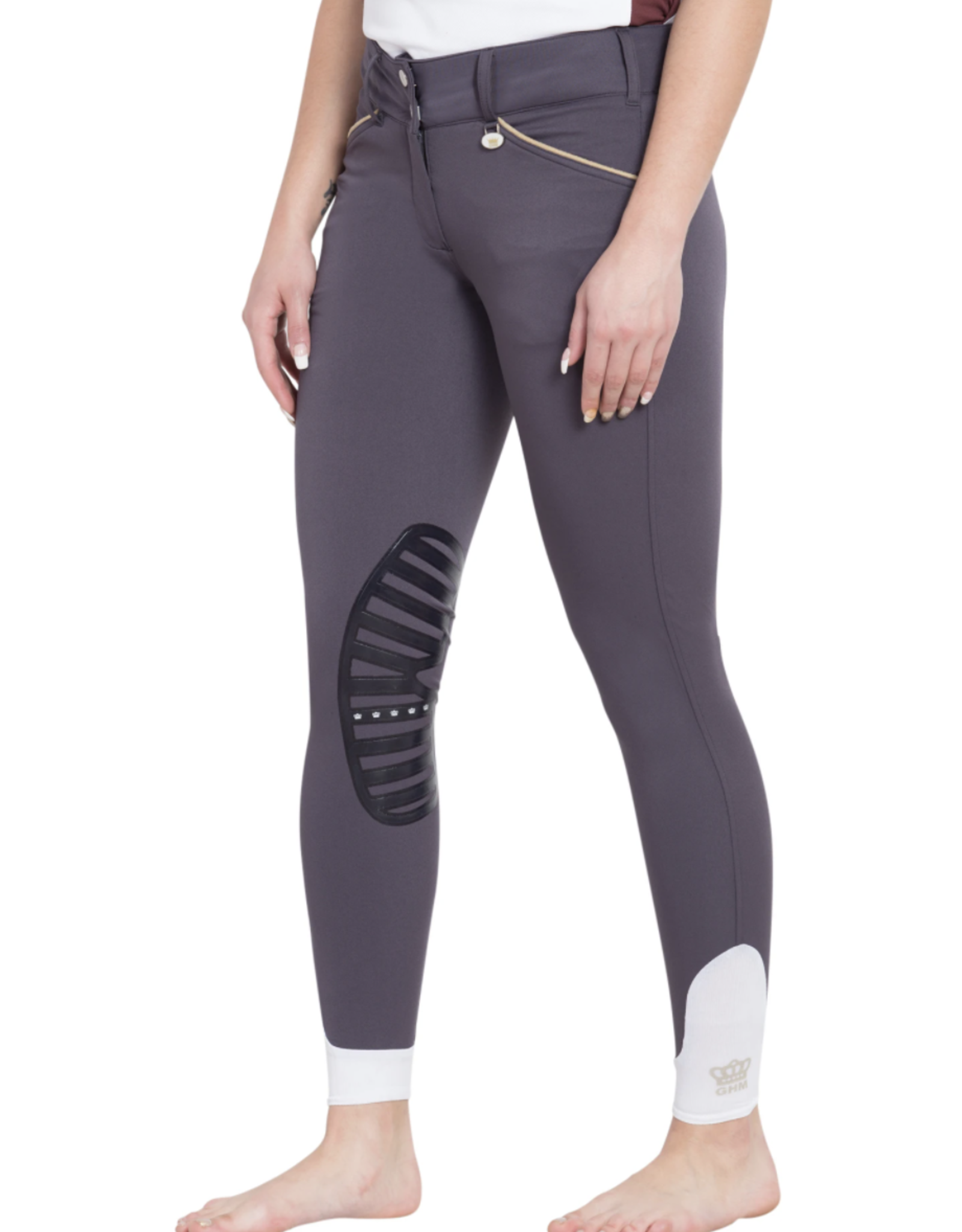 Equine Couture Ladies' Add Back Knee Patch Breeches