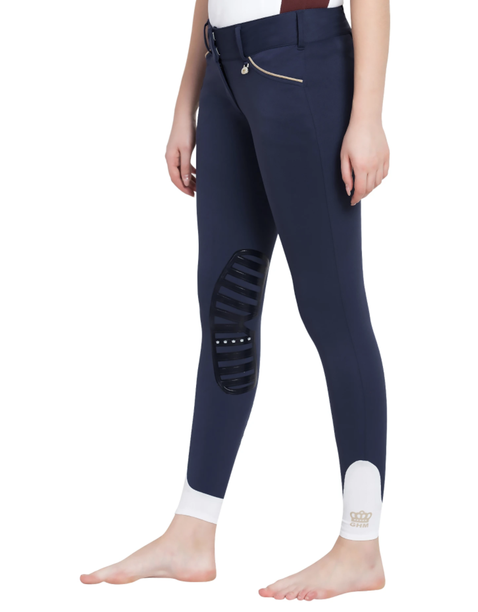 Equine Couture Ladies' George Morris Add Back Knee Patch Breeches