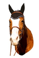 Equine Couture Crystal Fly Bonnet