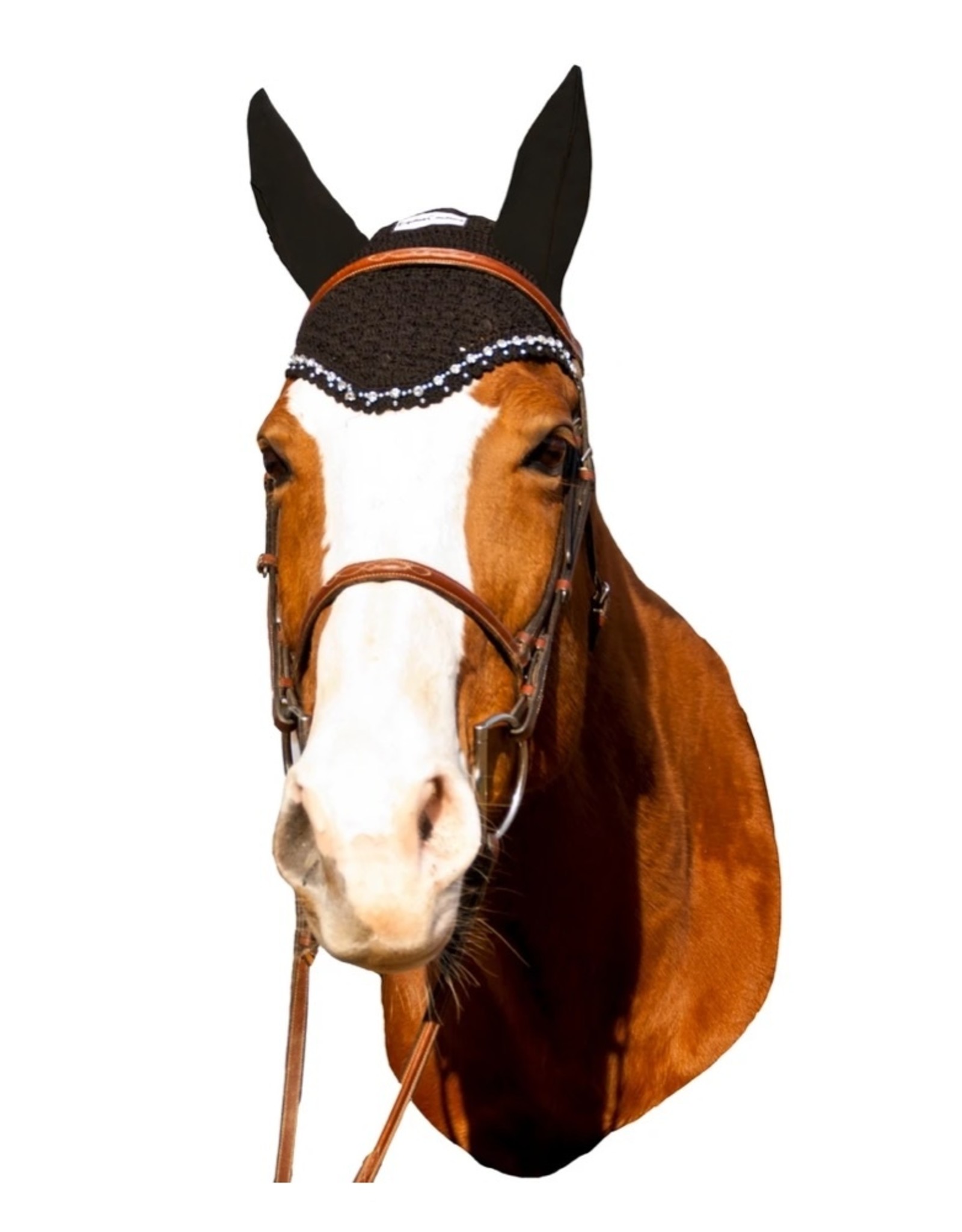 Equine Couture Crystal Fly Bonnet