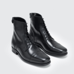 Secchiari Secchiari Unisex Back Zip Front Lace Paddock Boot