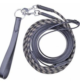 HKM HKM Leather with Rope Draw Rein