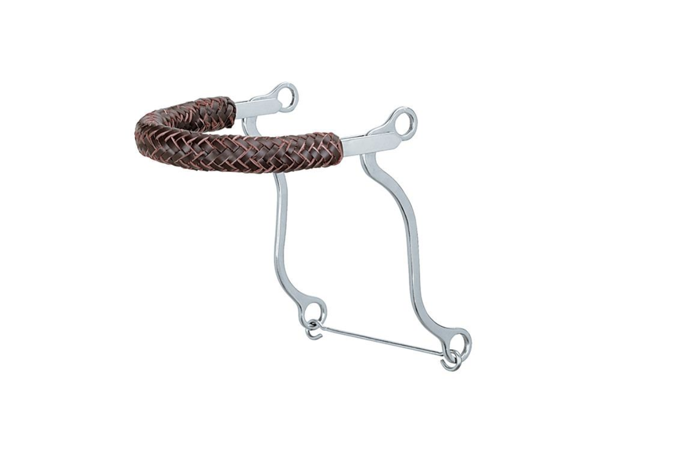 Calabasas Saddlery Weaver Braided Leather Hackamore Calabasas Saddlery