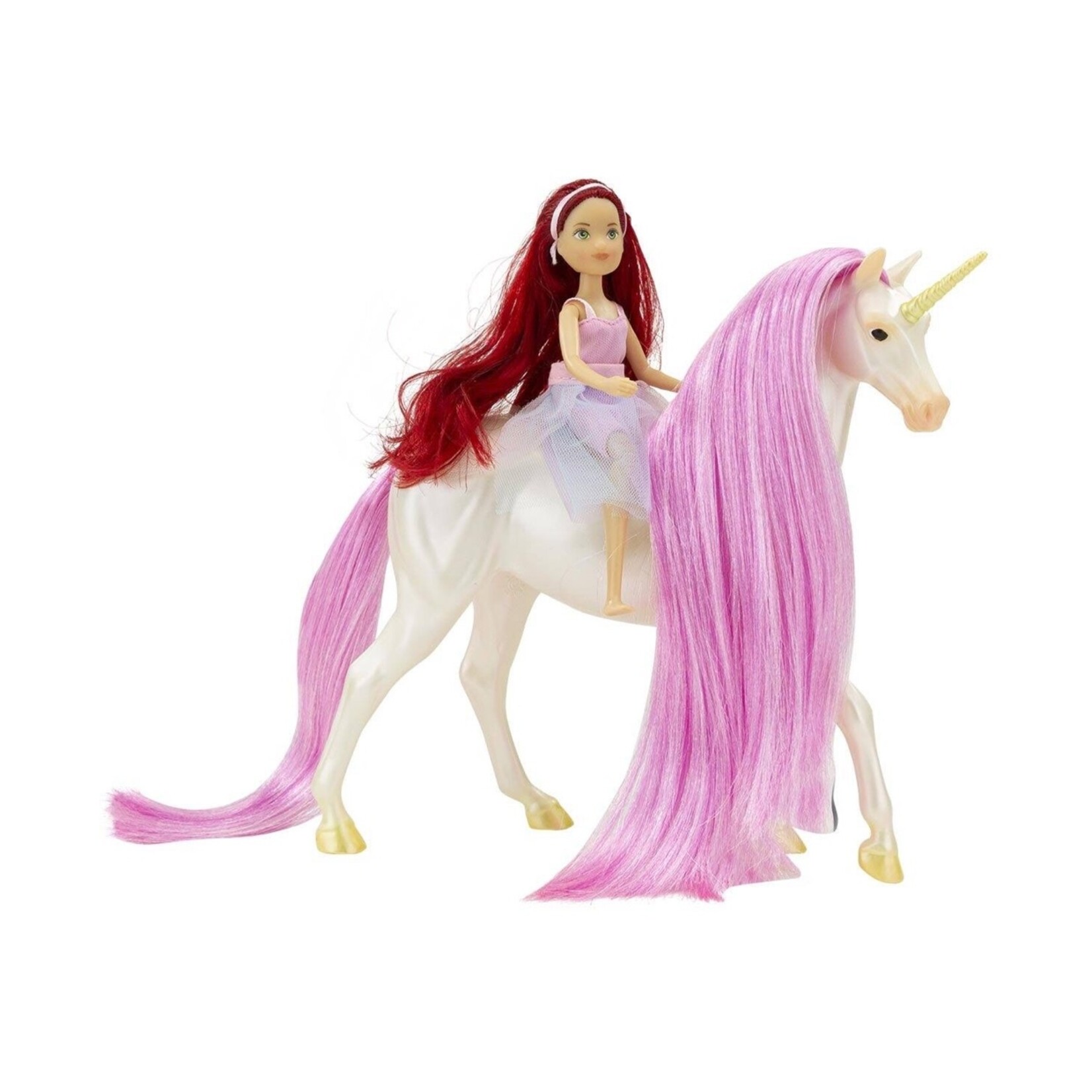 Breyer Magical Unicorn Sky & Fantasy Rider Meadow