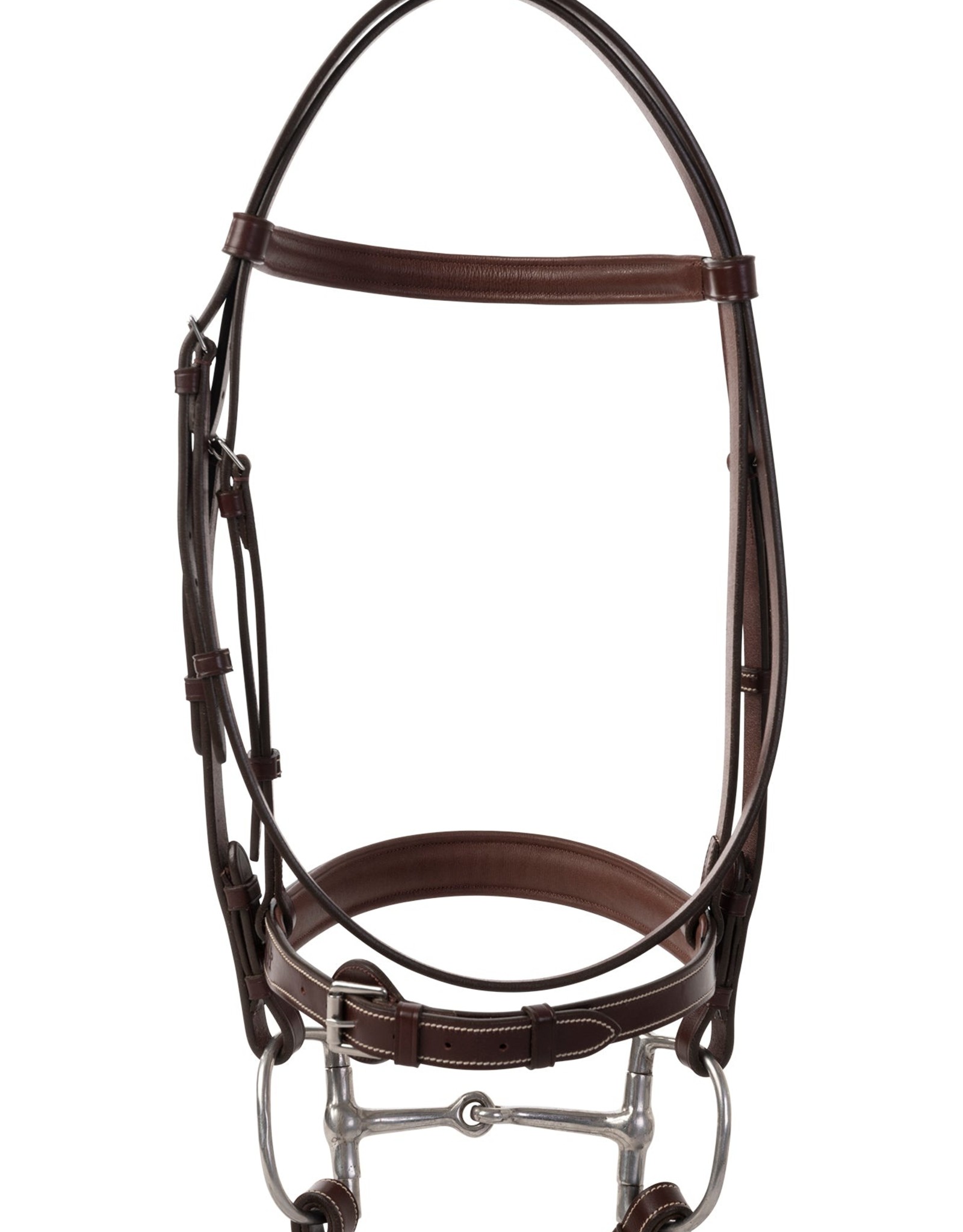Huntley Huntley Fancy Stitched Padded Bridle with Reins