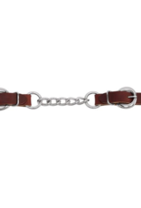 Weaver Latigo Leather Heavy-Duty 4-1/2" Single Link Chain Curb Strap