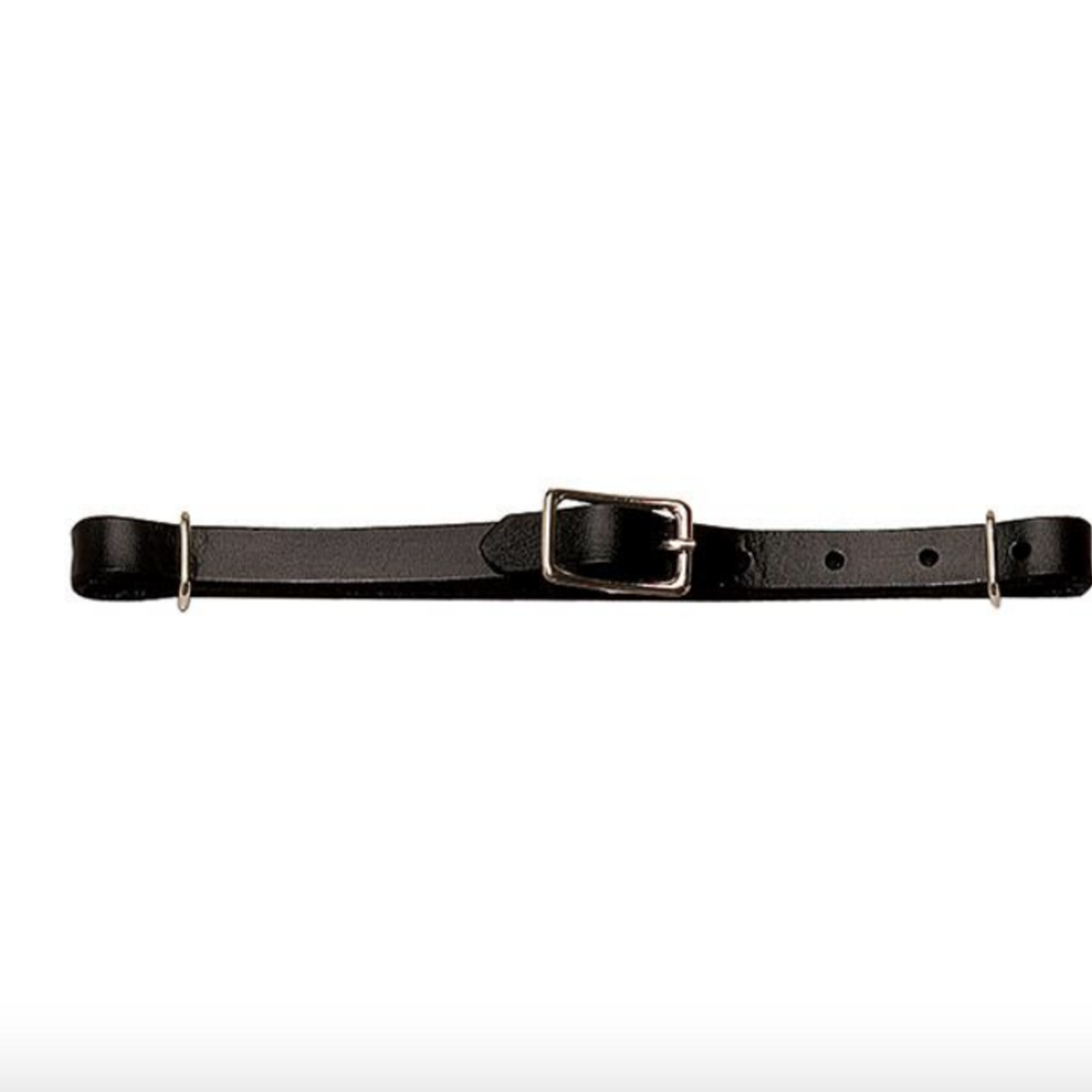 Weaver Straight Bridle Leather Curb Strap - Black