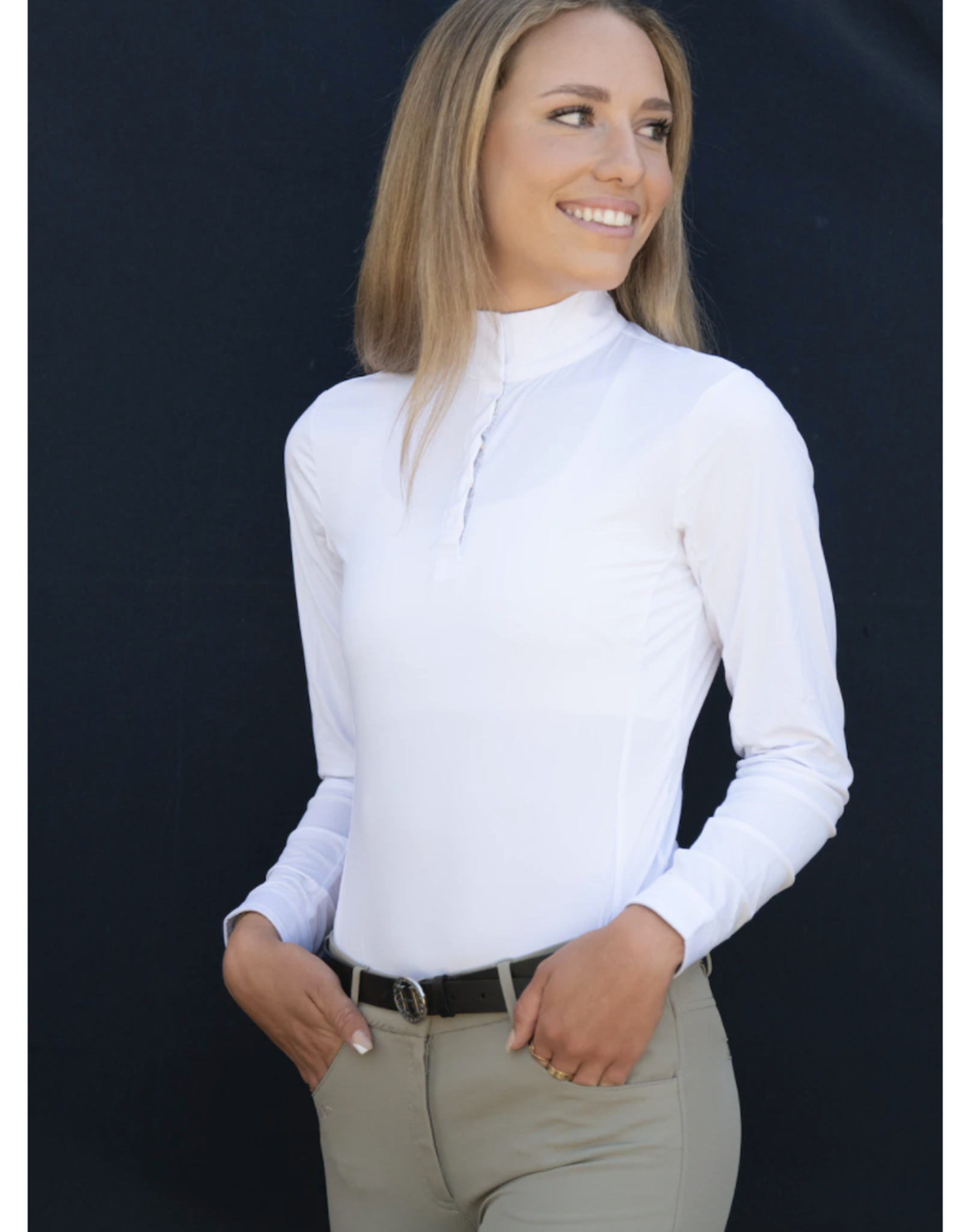 Harcour Harcour Ladies' Lexi Long Sleeve Shirt