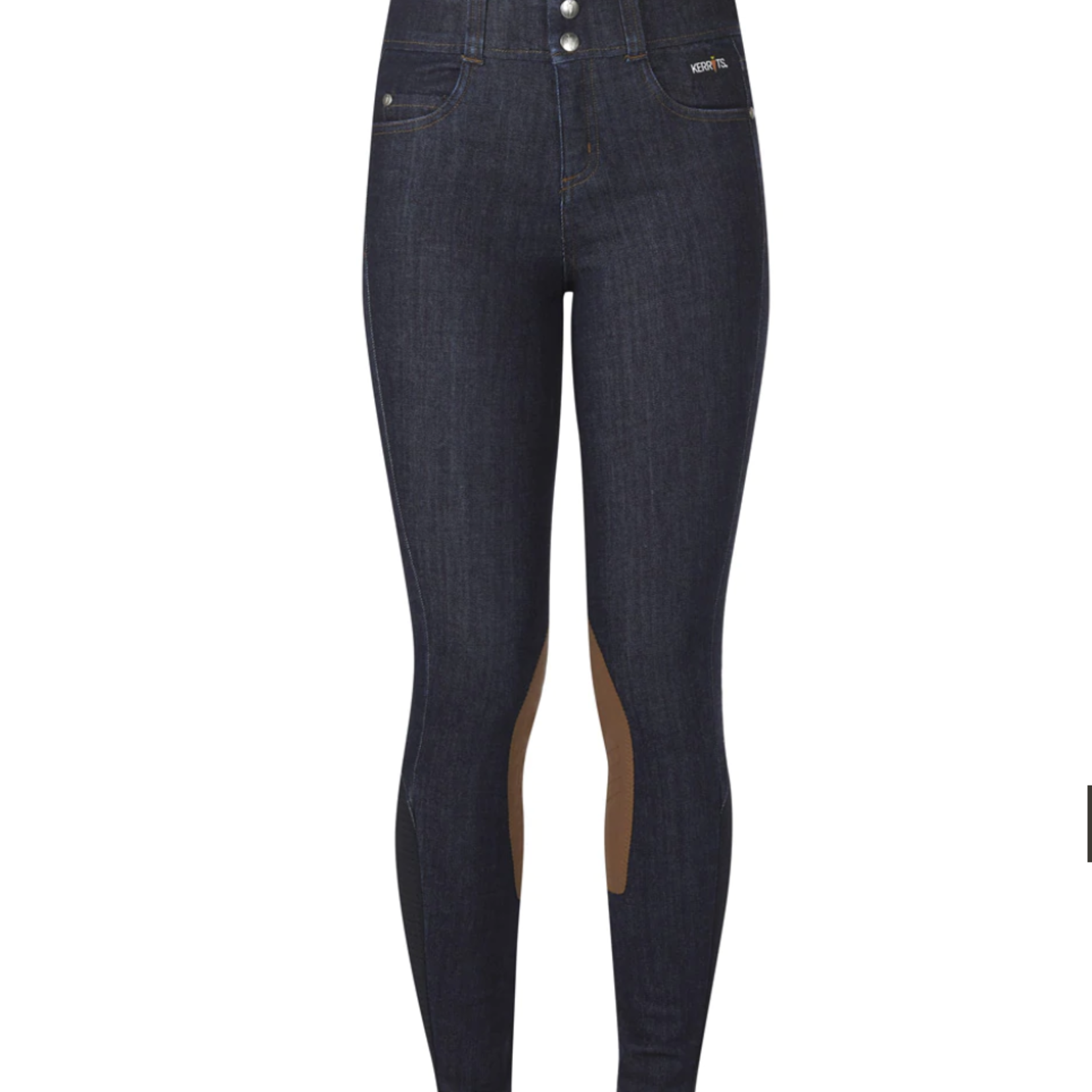 Kerrits Kids' Stretch Denim Knee Patch Breech