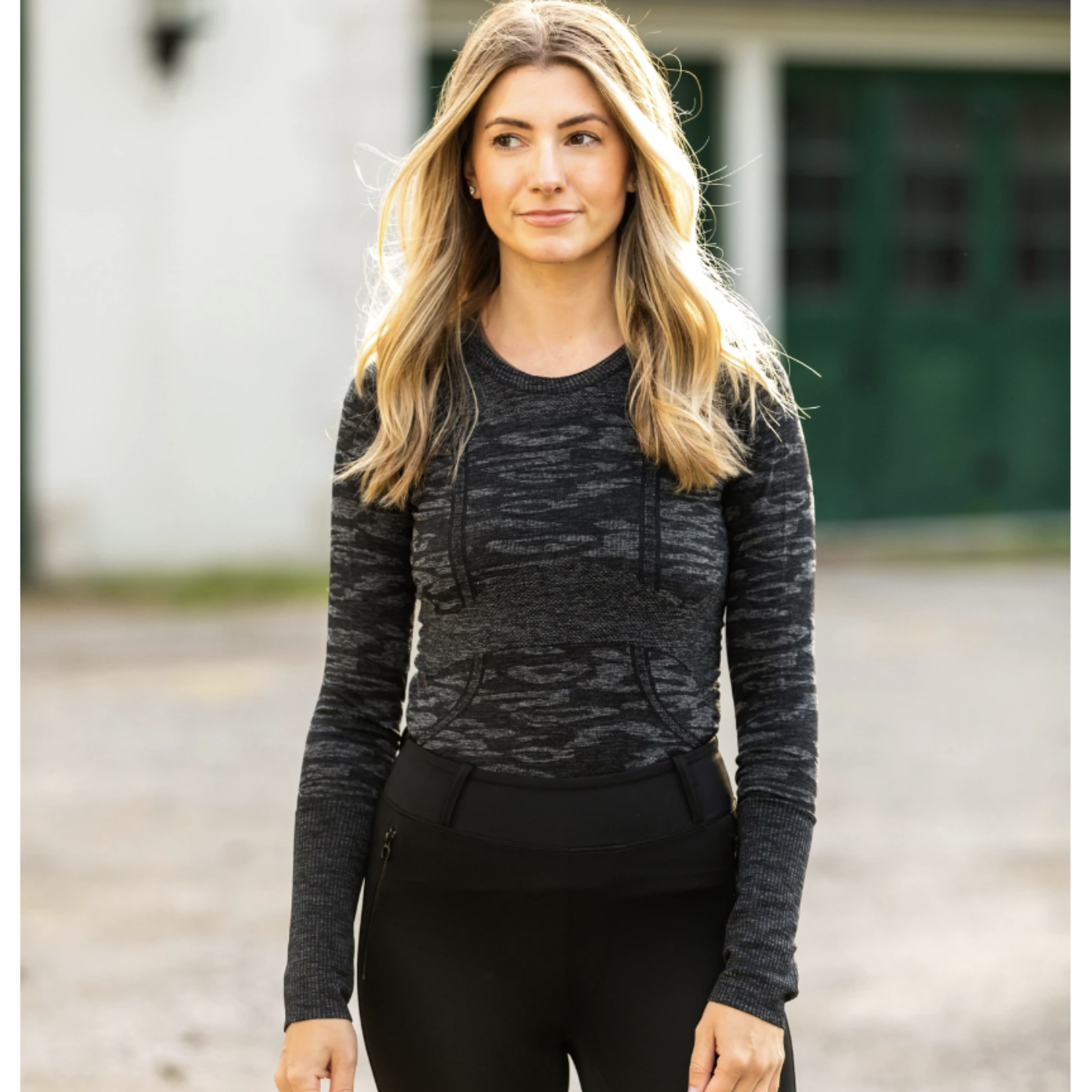 Euphoric Equestrian Euphoric Eq Calabasas Ladies' Crew Long Sleeve Shirt